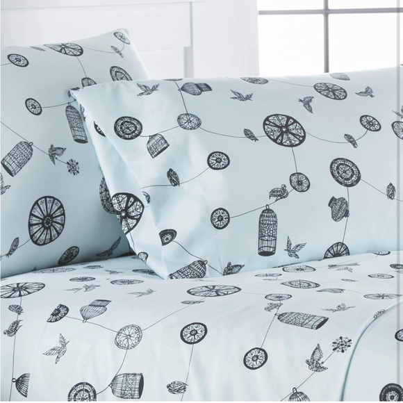 NIP South Shore Fine Linens Songbird Duvet Set King/Cal King - Picture 6 of 8